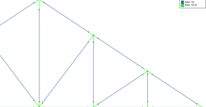 How Do I Consider Welded Aluminum Connections in RISA-3D?