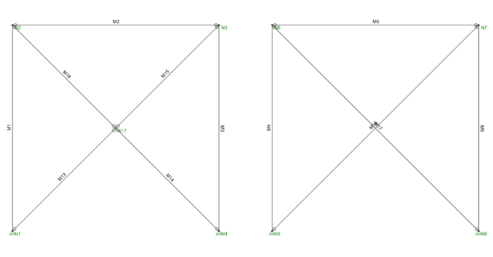 How to Model X-Bracing in RISA-3D