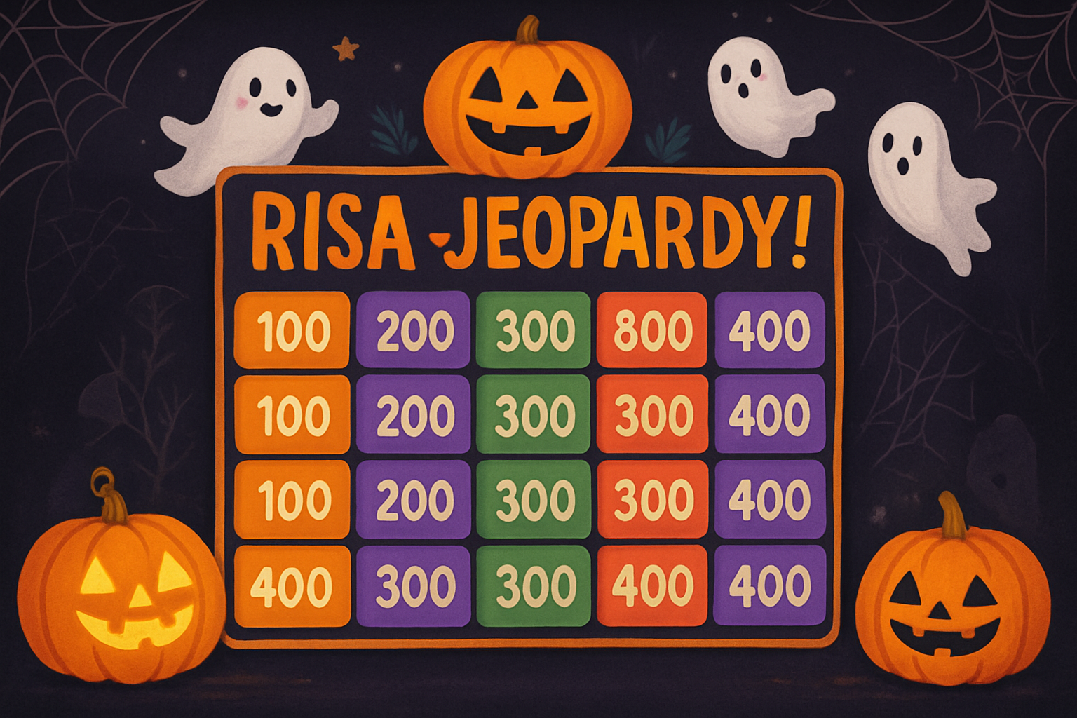 🎃 Trick or Treat… It’s RISA-Jeopardy! 👻