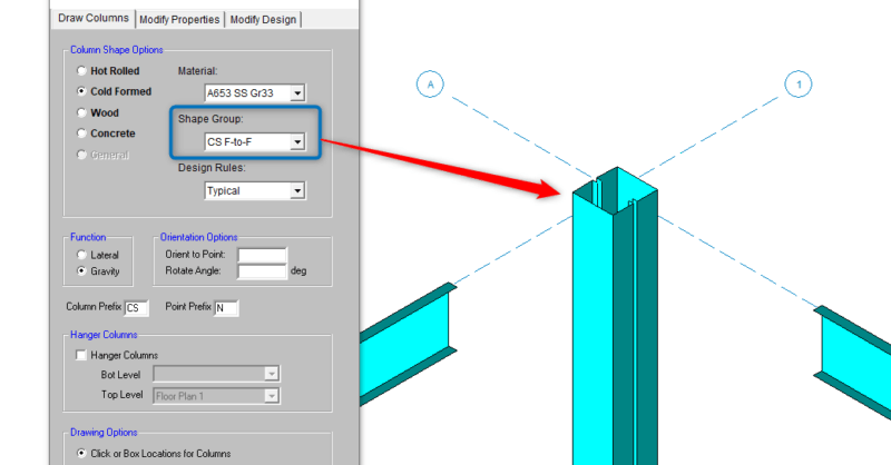 Design of CFS Face-to-Face Channels & Tube Shapes in RISAFloor