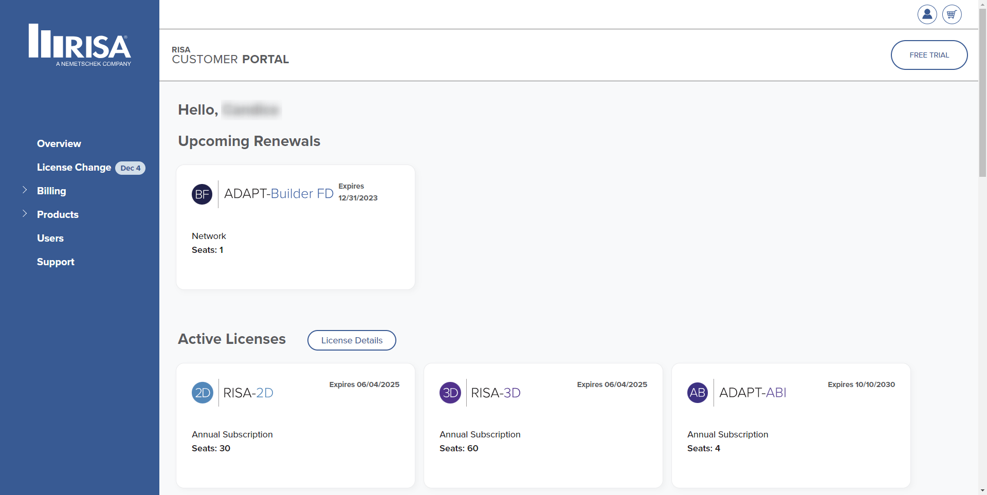 Uploading a CSV file to RISA's Customer Portal