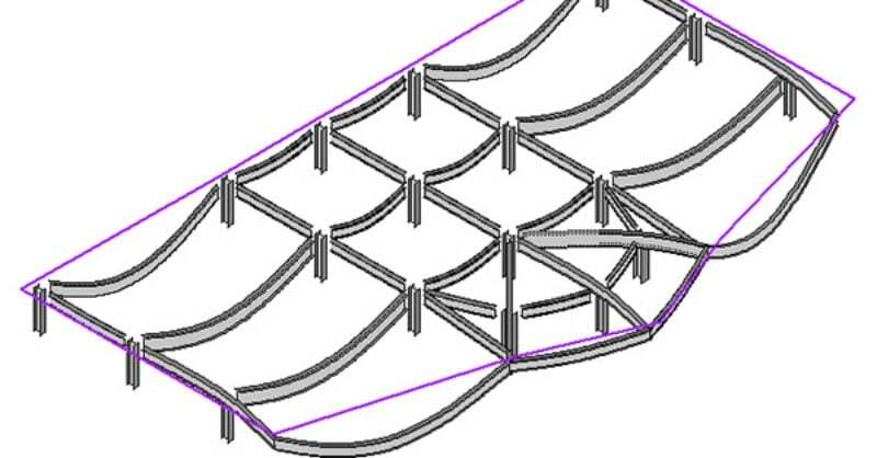 Viewing the Deflected Shape in RISAFloor