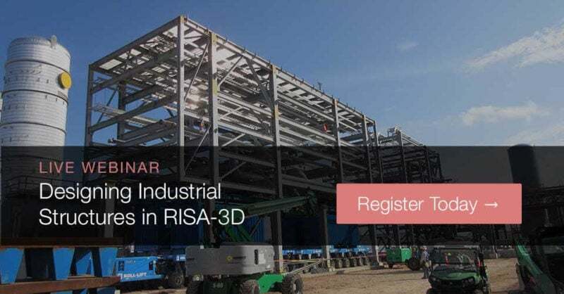 WEBINAR: Designing Industrial Structures in RISA-3D