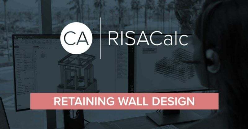 Retaining Wall Design in RISACalc