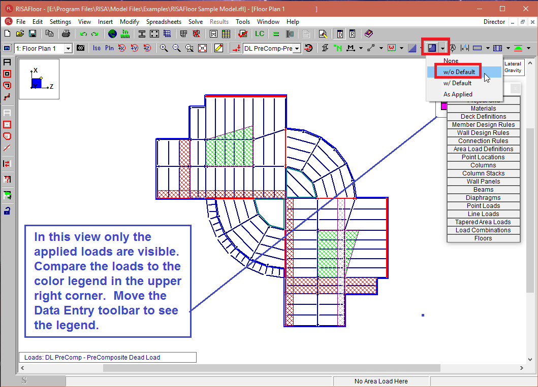 Viewing Loads in RFL 2