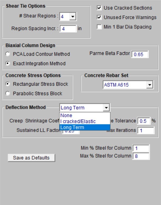 Deflectionoptions
