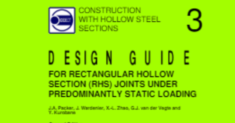 HSS Tube Moment Connections per CSA S16 now Available