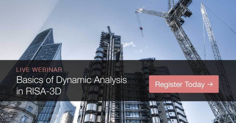 WEBINAR: Basics of Dynamics Analysis in RISA-3D