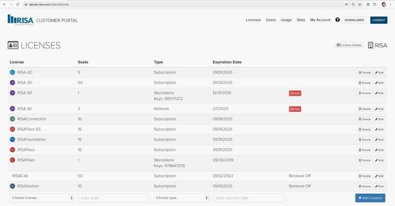 Get to Know the RISA Customer Portal