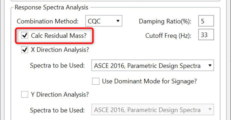 Residual Rigid Response (Dynamics)