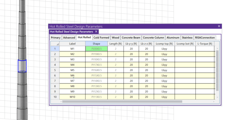 How Do I Model a Tapered Pipe?
