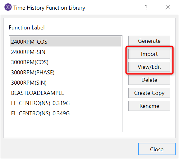 Timehistoryimport